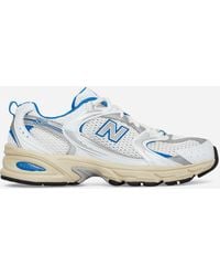 New Balance - 530 Sneakers White / Blue - Lyst