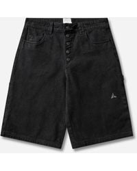 ROA - Men S Ash Canvas Shorts Washed - Lyst