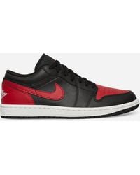 Nike - Air Jordan 1 Low Sneakers Black / Varsity / Summit White - Lyst