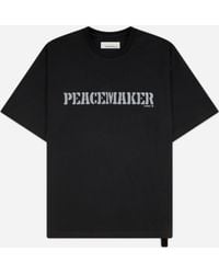 Oamc Peacemaker - Men S Flowerred Print Loose Fit T-shirt - Lyst