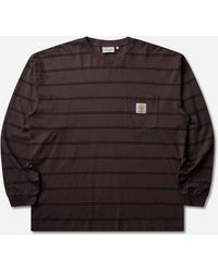 Carhartt - Cardona Pocket Longsleeve T-Shirt Natural Palisander (Garment Dyed) - Lyst