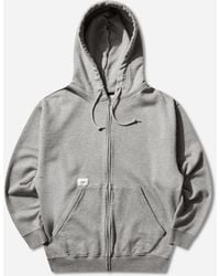 WTAPS - S Throwdy Zip Hoodie Ash - Lyst