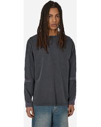 UNAFFECTED - Raw Edge Cut Longsleeve T-Shirt Dark - Lyst