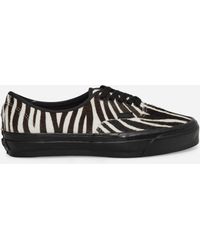Vans - Life Is Unfair Authentic 44 Lx Pony Hair Sneakers Zebra - Lyst