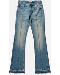 Guess - S Flare Denim Pants Used Wash - Lyst