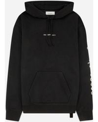 Oamc Peacemaker - Men S Pigeon Print Loose Fit Hoodie - Lyst
