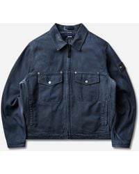 Stone Island - S Hand Sprayed Reflective Light Denim-Tc Jacket Slate - Lyst