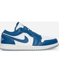 Nike - Air Jordan 1 Low Se Sneakers White / Industrial Blue - Lyst