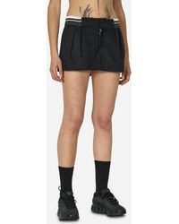 Nike - Low-rise Canvas Mini Skirt Black - Lyst