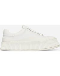 Jil Sander - Canvas Oxford Sneakers White - Lyst