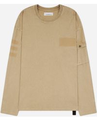 Oamc Peacemaker - Men S Pocket Longsleeve T-shirt Military - Lyst