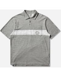 C.P. Company - Men S 20/1 Cotton Jersey Polo Shirt Gunmetal - Lyst