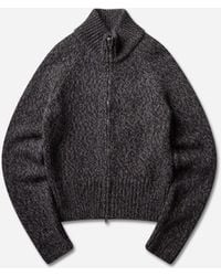 Our Legacy - S Flight Zip Cardigan Stately Low Twist Merino - Lyst