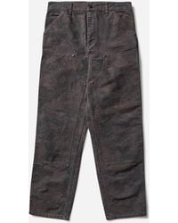 Carhartt - Men S Double Knee Pants Camo Combi / Graphite - Lyst