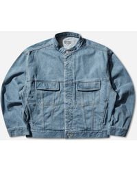 Cav Empt - Washed Nep Denim Trucker Jacket - Lyst