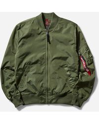 Alpha Industries - Men S Ma-1 Tt Two Tone Bomber Jacket Sage - Lyst