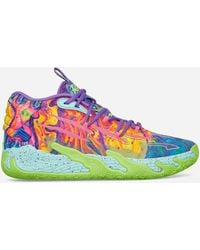 PUMA - Lamelo Ball Mb.03 Be You Sneakers Purple Glimmer / Knockout Pink / Green Gecko - Lyst