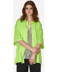 Martine Rose - Camisole Shirt Lime / Irridescent - Lyst