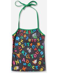 Hysteric Glamour - Women S Sns Addiction Pattern Halter Neck Top - Lyst