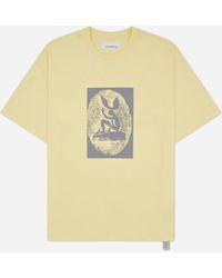 Oamc Peacemaker - Men S Dynamo Print Loose Fit T-shirt Light - Lyst