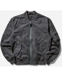 Alpha Industries - Men S Uv L-2b Laser Cut Flight Jacket Charcoal - Lyst