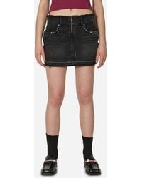 Guess - Western Denim Skirt Used Wash - Lyst