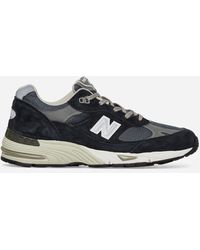 New Balance - Wmns Made In Uk 991 Sneakers Navy - Lyst