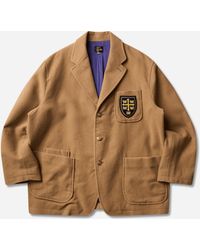 Needles - S Wool Moleskin Easy Blazer Camel - Lyst