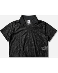 Nike - Women S Loose Lace Polo Jersey Top - Lyst