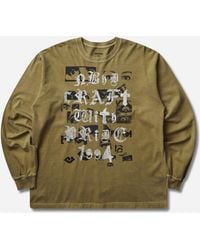 Neighborhood - Men S Ls-5 Longsleeve T-shirt Olive Drab - Lyst