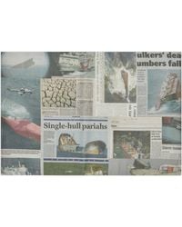 Serapis - Newspaper Cut Place Mat - Lyst