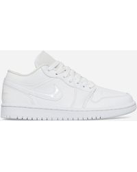 Nike - Wmns Air Jordan 1 Low Sneakers White - Lyst