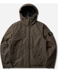 Stone Island - Men S Micro Twill Jacket Coal - Lyst