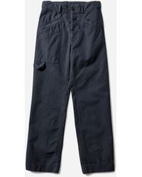 Dries Van Noten - Men S Overdyed Carpenter Pants Navy - Lyst