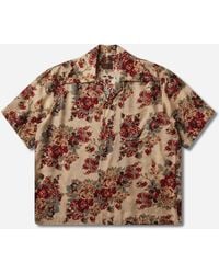 Kapital - S Silk Rayon Champetre Amaterasu Wrangle Collar Aloha Shirt Ecru - Lyst