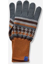 Asics - Novalis Aquifolia Knit Gloves Mist / Rust - Lyst