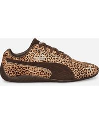 PUMA - Women S Speedcat Wild Sneakers Chocolate / Warm White - Lyst