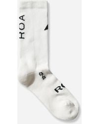 ROA - Logo Biofil Socks Dark - Lyst