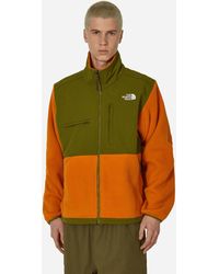 The North Face - Ripstop Denali Jacket Desert Sun / Forest Olive - Lyst