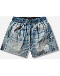 Satisfy - Men S Peaceshell 5in Unlined Shorts Digital Denim - Lyst