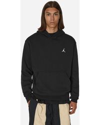 Nike - Essentials Fleece Hooded Sweatshirt Black - Lyst