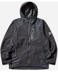 and wander - Men S Stretch Shell Jacket Dark Gray - Lyst