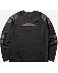 _J.L - A.L_ - Men S Mediter Knitted Longsleeve Top Shungite - Lyst