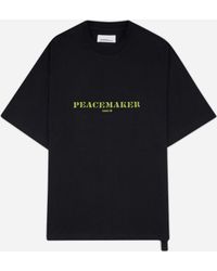 Oamc Peacemaker - S Stencil Print Oversized Fit T-Shirt - Lyst