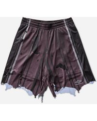 Umbro - Men S Distressed Shorts Purple / Black - Lyst
