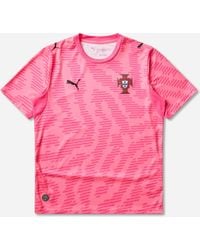 PUMA - Men S Portugal X Salehe Bembury Goalkeeper Jersey Fluro Pink - Lyst