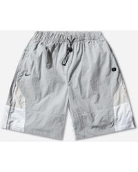 Nike - Women S Shox Woven Shorts Wolf Grey / Pearl Pink - Lyst