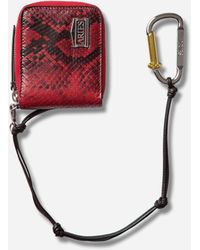 Aries - Snake Print Leather Bobby Wallet - Lyst