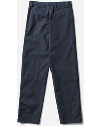 Dries Van Noten - Men S Overdyed Zip Pants Navy - Lyst