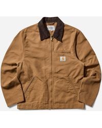 Carhartt - Detroit Jacket Tobacco (Rinsed) - Lyst